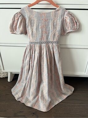 🌸Love Shack Fancy Little Girls' Floral Puff-Sleeve Dress 2-3Y🌸
